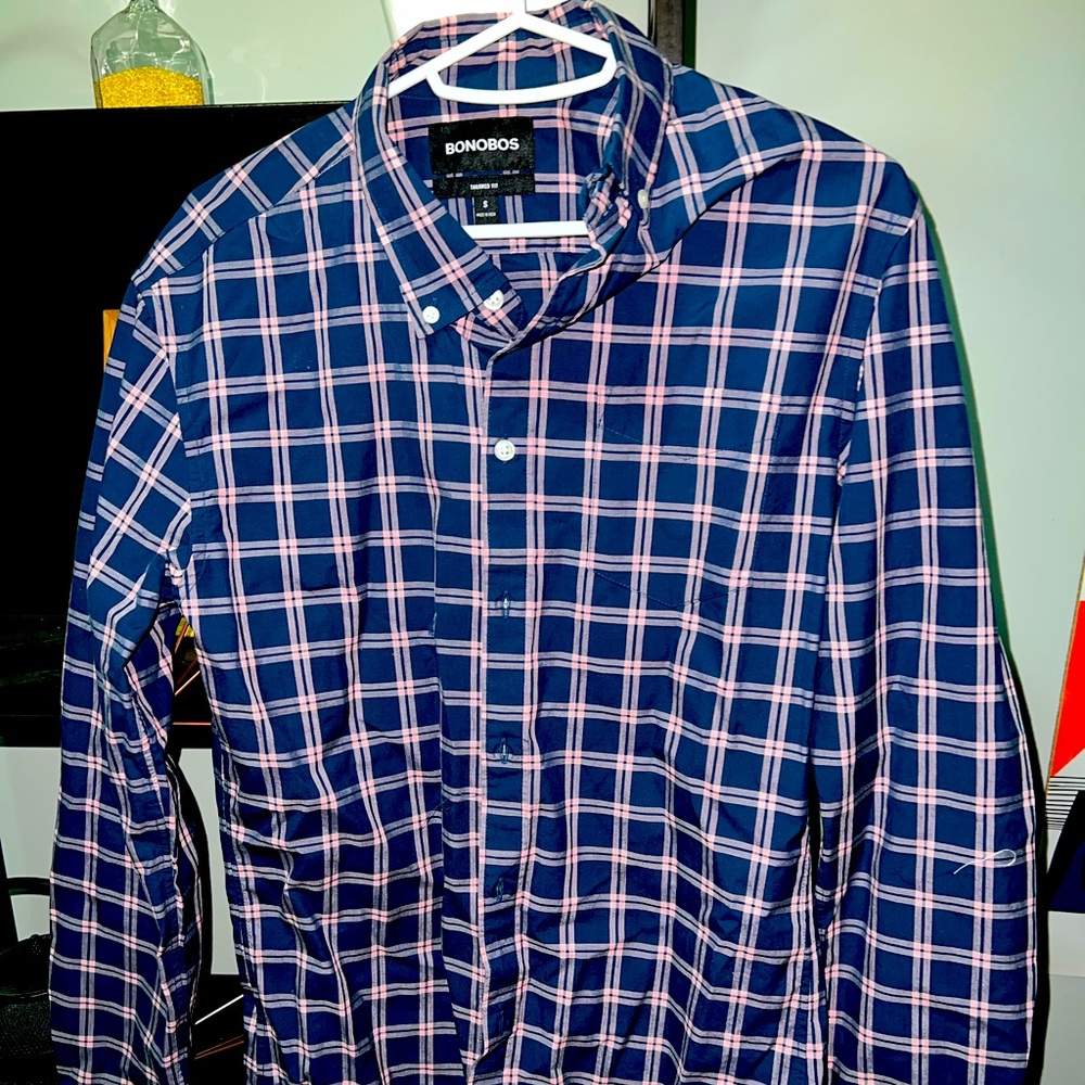 Bonobos S Tailored Fit Long Sleeve Shirt